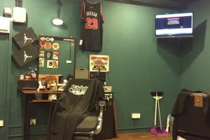 Barber shop di keningau, Malaysia
