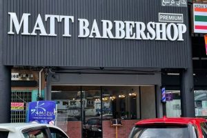 Barber shop di marang, Malaysia