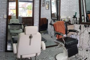 Barber shop di sandakan, Malaysia