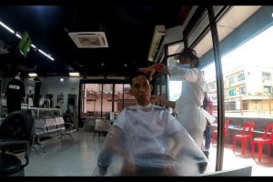 Barber shop di tawau, Malaysia